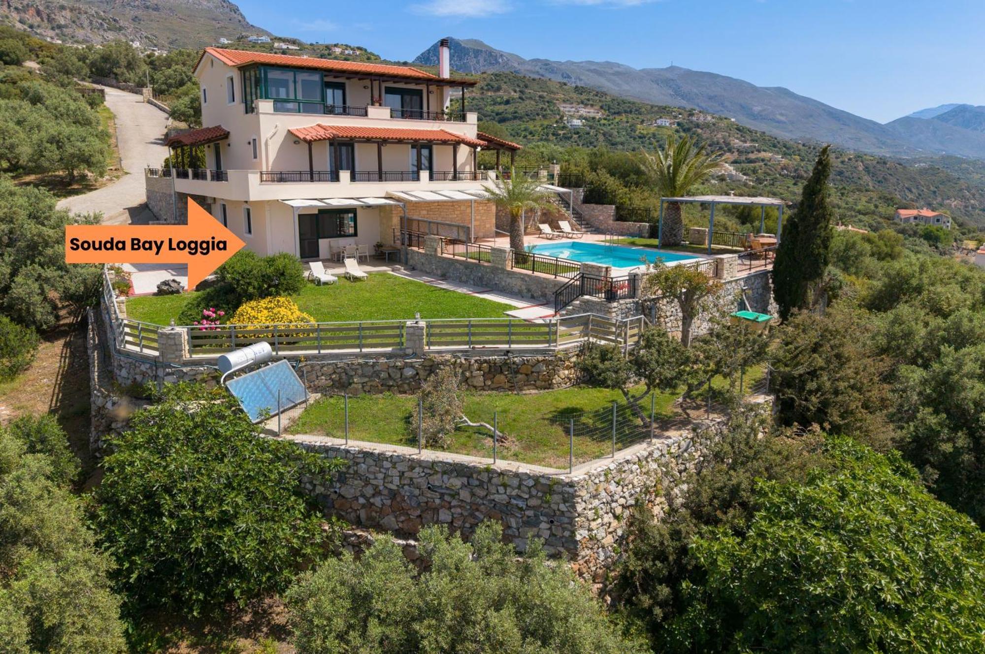 Souda Bay Loggia Villa Sellia  Ngoại thất bức ảnh